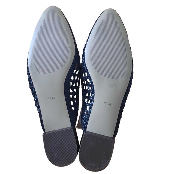 Talbots Edison Womens Almond Toe Open Back Bow Detail Black Mules Size 9 1/2 - Picture 8 of 8